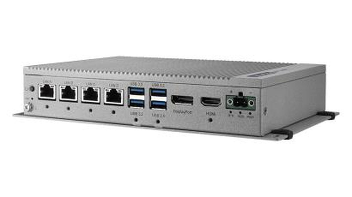 PC industrial compacto fanless, i7 11ªGen, 8GB RAM, 4 LAN, HDMI/DP, Advantech