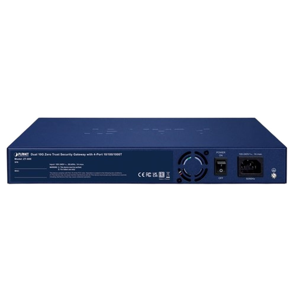 Router de Seguridad Zero Trust Empresarial Dual 10G ZT-800