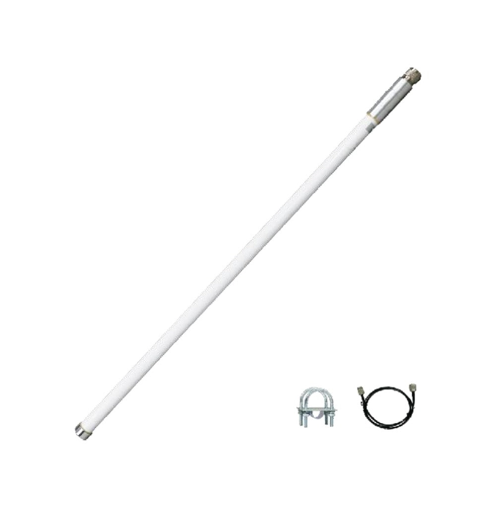 Kit antena fibra de vidrio 5dBi N-Macho LoRaWAN® GA01 de 60cm