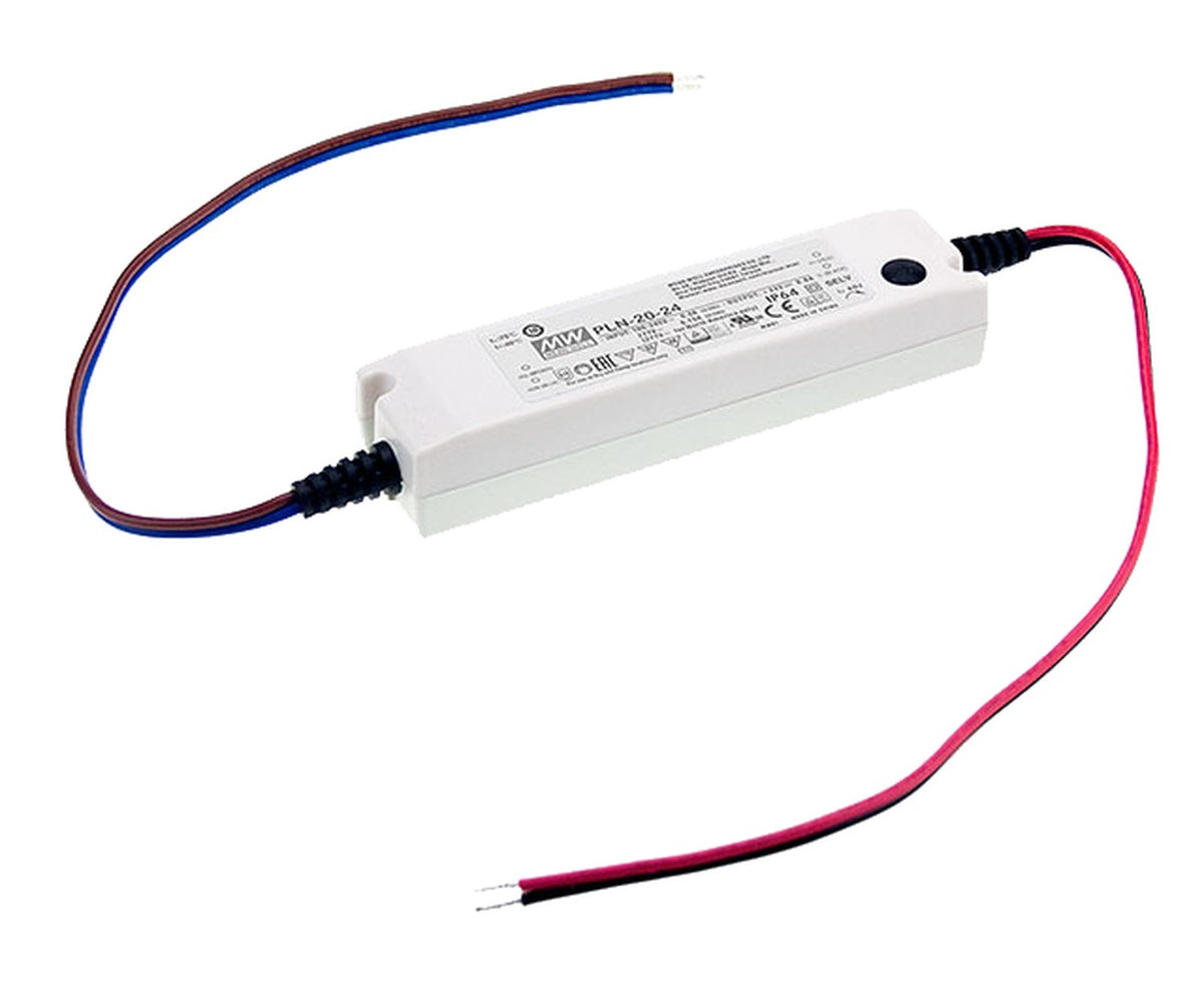 Driver LED plástico voltaje PFC 20W PLN-20 - 36V