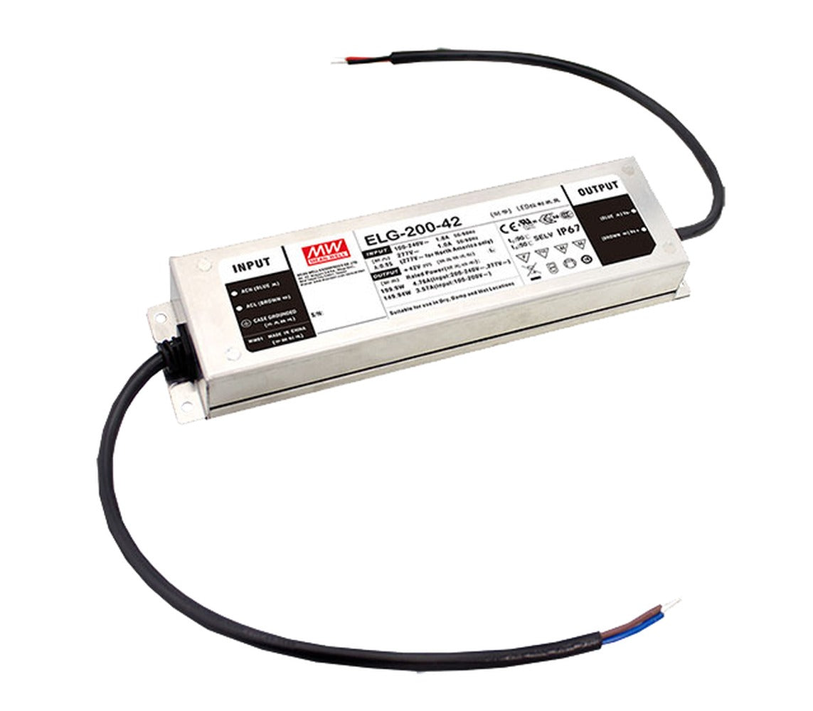 Driver LED carcasa metálica voltaje PFC opcional DALI 200W ELG-200 - 54V - DA - DALI