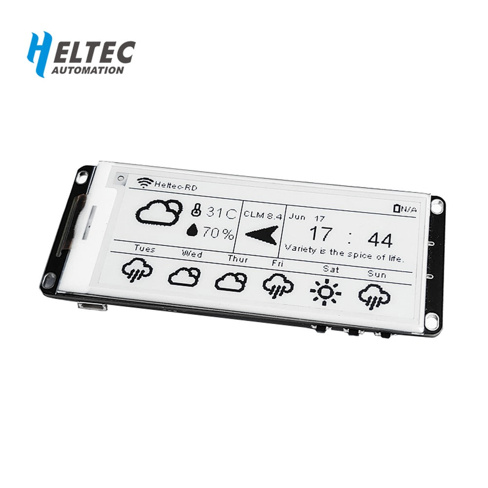 Heltec Vision Master E290 ESP32S3 + SX1262 E-Ink LoRa Node, Meshtastic and LoRaWAN Compatible