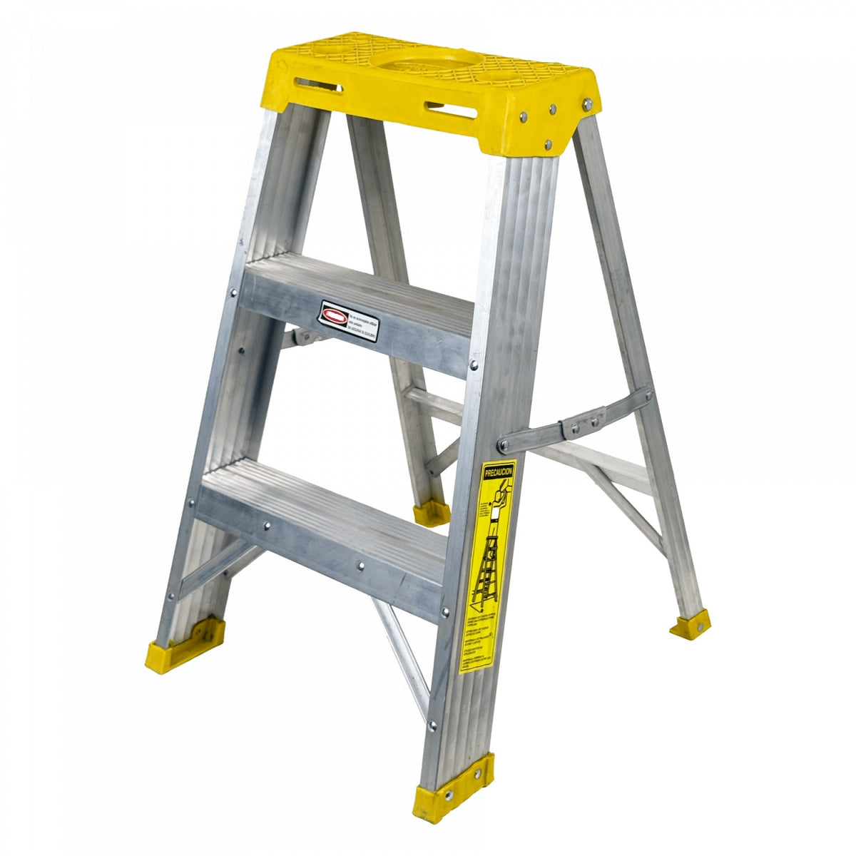 ESAT-103 0.7mt 105KG Banqueta Plegable de Aluminio 3-Escalones Escalerilla 0,71mt