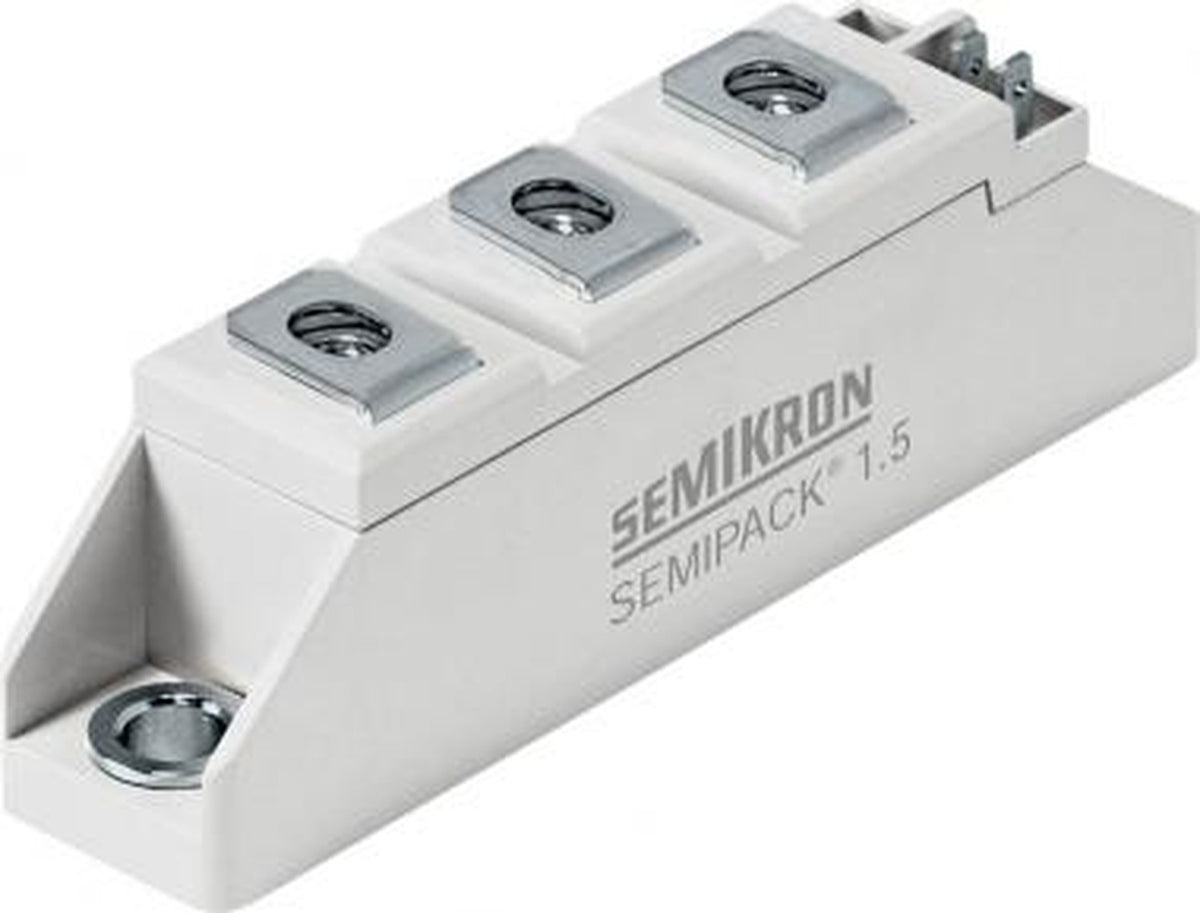Módulo tiristor SKKT 57B16 E, 1,6kV, 60A, A48, SEMIPACK1, 7 pines