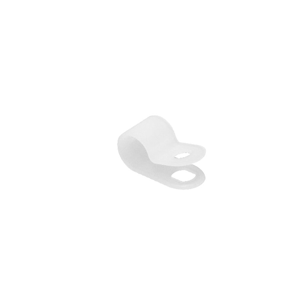 CLIP-R8 Tipo-R 100-piezas 7,9mm-Clip Cable 10x22mm Abrazadera Sujeción para/Tornillo-5mm