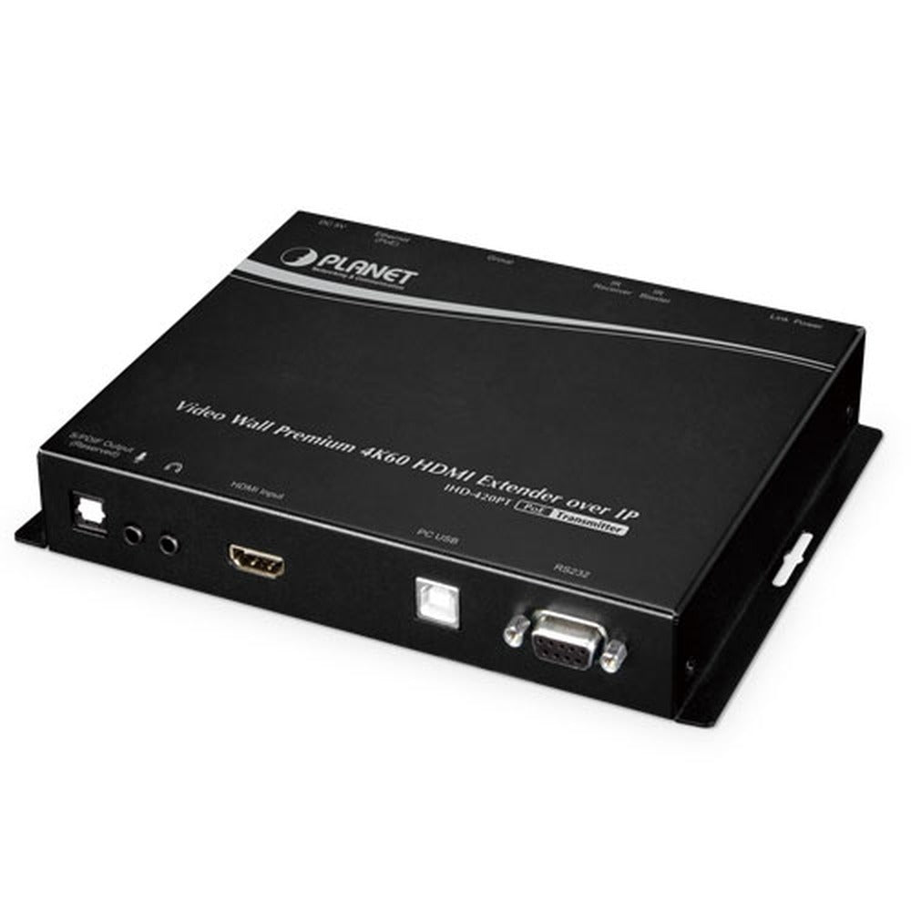 Extensor HDMI & USB sobre IP 4K/60 con PoE para Video Wall IHD-420PT
