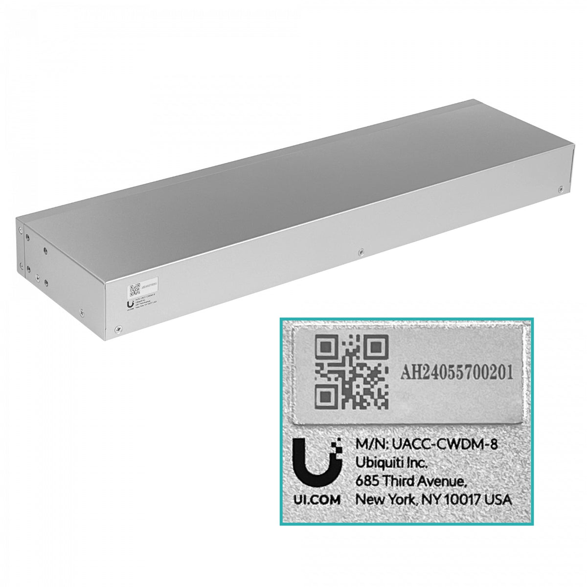 DEMU-8. UI UI Multiplexor/Demultiplexor 8 canales LC/UPC 1450-1590nm, 1 puerto COM y 1 puerto MON, De-Multiplexor UACC-CWDM-8 UACC-CWDM-8. UBIQUITI