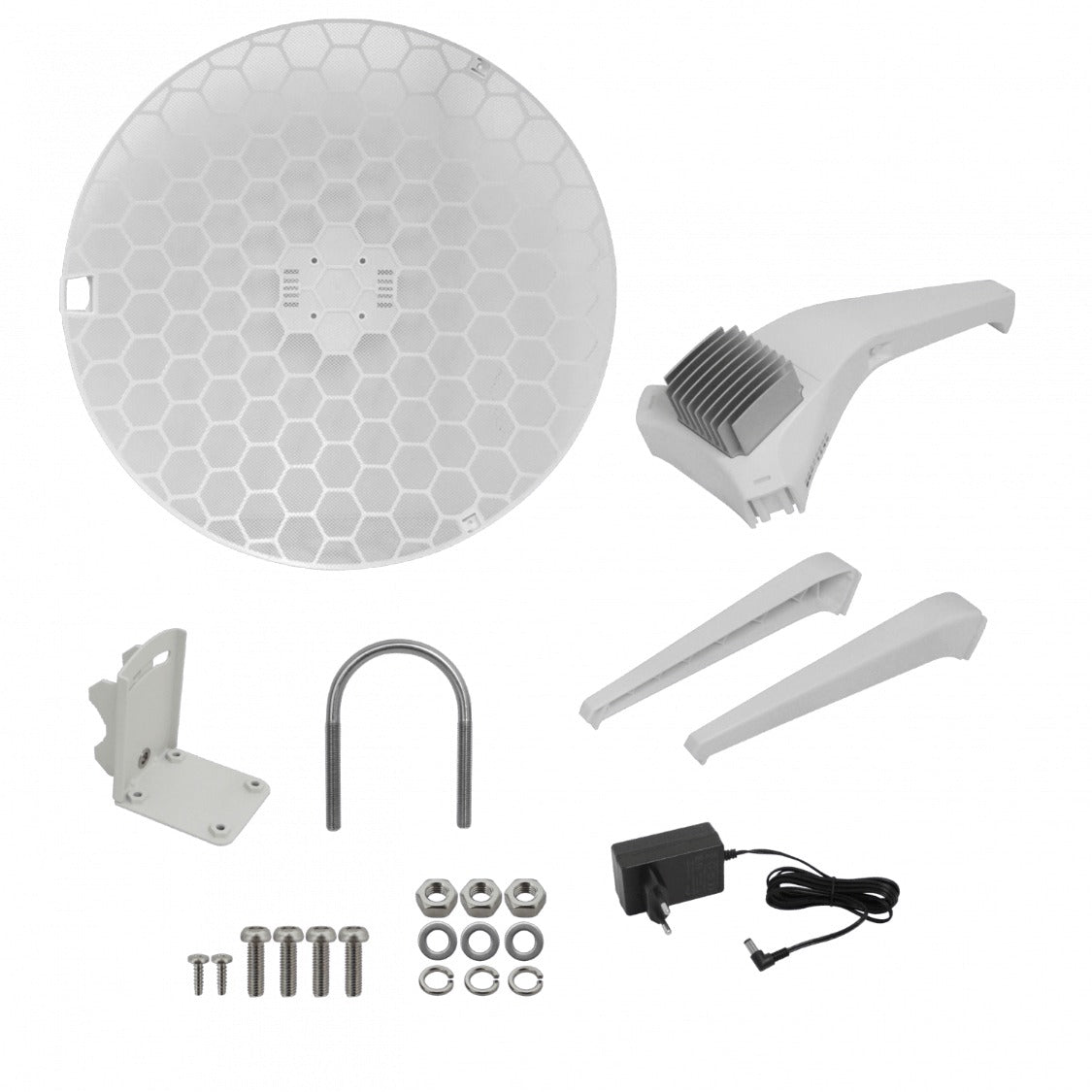 LHGXL-52AC MIKROTIK Antena Parabolica 2,4/5GHz 27/18dBi 1-Puerto 1000 1-SFP L3 550mm-Diametro incluye24V