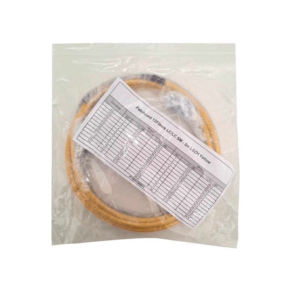 JFSL12L3 3mt 12xLC-LC LSZH MonoModo SM Interior Trunk Jumper Cable 12-Fibras