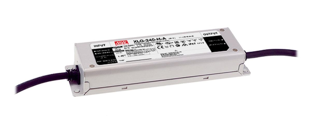 Driver LED metal de potencia PFC 240W XLG-240 - 700mA (comúnmente usado) - A - Ajuste Potenciómetro (Io)