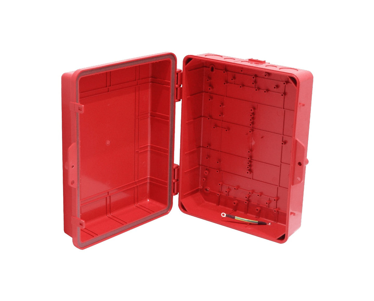 NP141105R ALTELIX Roja 355x280x127mm IP55 Envolvente Estanca NEMA3 Policarbonato+ABS