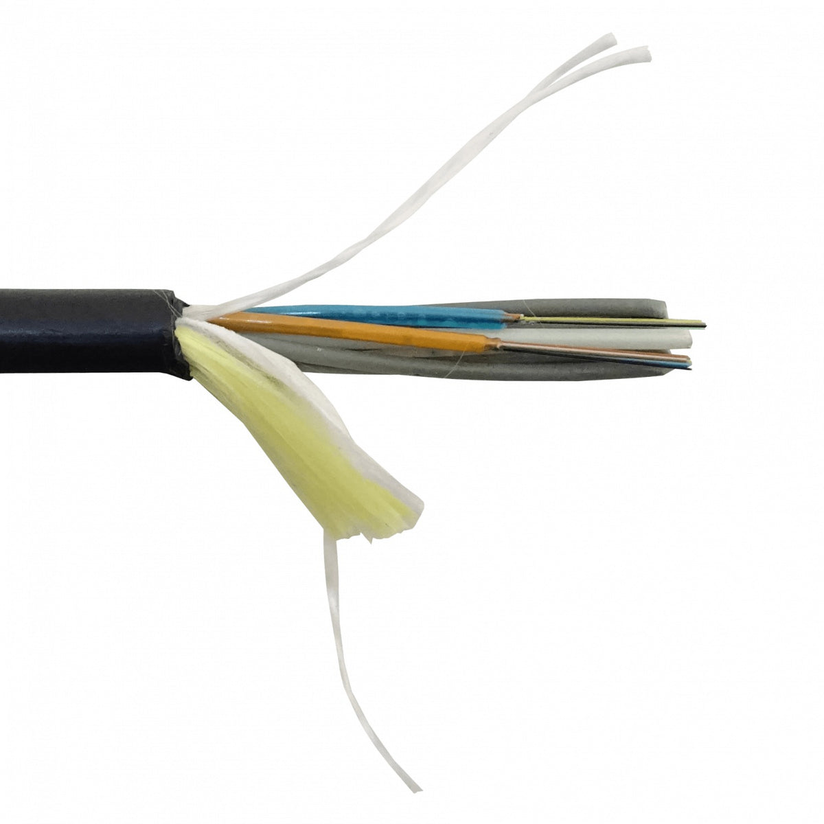 CFSB24 SM 24-Fibras-G652D vano-50m ADSS 10mm Cable Ext-PE Monomodo 2-minitubo