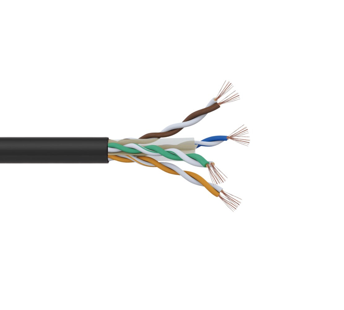 CP6N-10L LINKMADE 1MT CAT6 NEGRO LSZH LATIGUILLO DE RED MOLDEADO MULTIFILAR