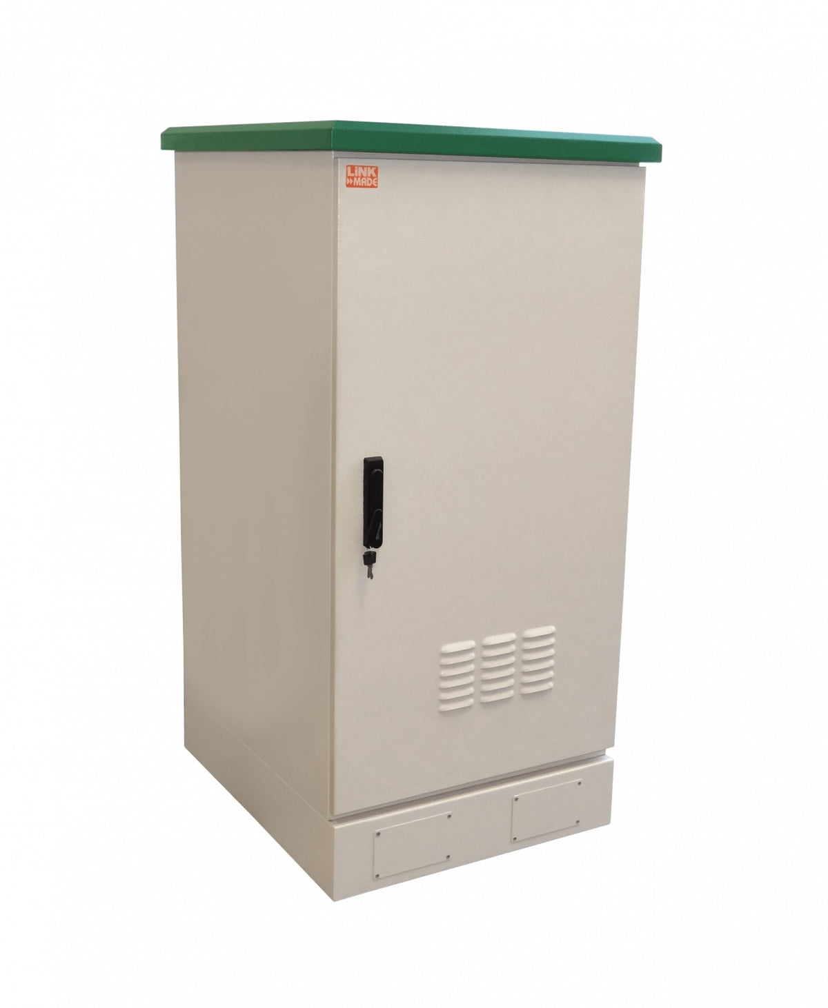 RK22-8LE LINKMADE 22U 644x780mm Armario Exterior-Suelo IP65 Regleta Bandejas Ventiladores Antivandálico