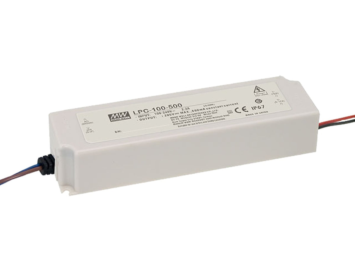 Driver LED plástico corriente 100W LPC-100 - 1400mA