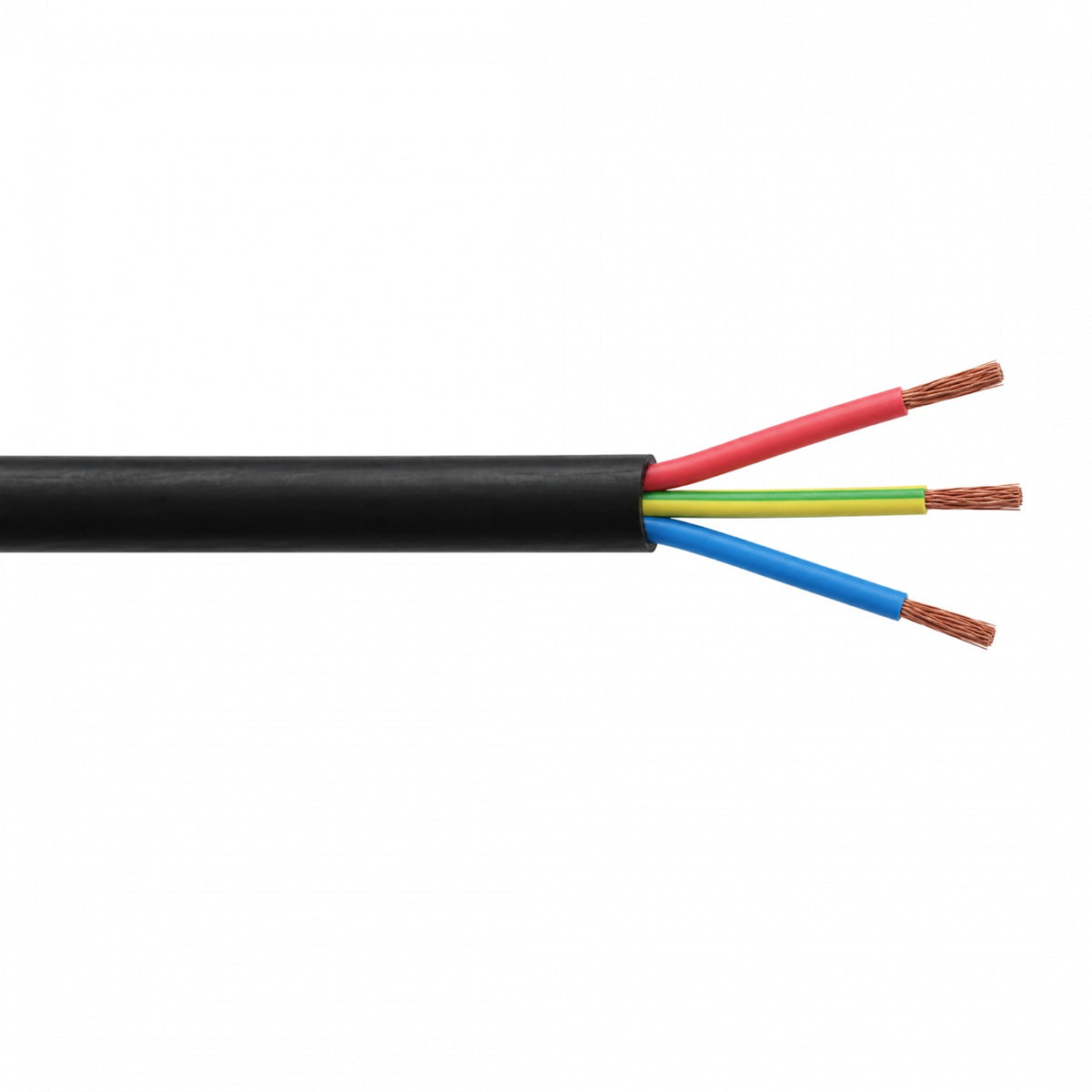 CORDON25 Negro 3x2,5mm 100mt Cable Electrico RVV 13-18AMP 3x2.5mm
