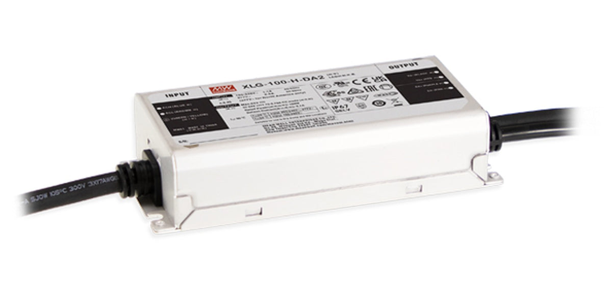 Driver LED metal de potencia DALI-2 PFC 100W XLG-100-DA2 - 700mA (comúnmente usado)