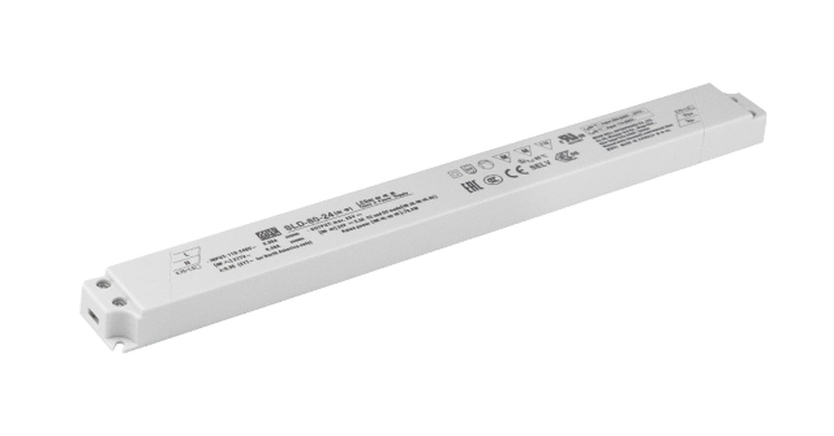 Driver LED plástico voltaje PFC 80W SLD-80 - 56V