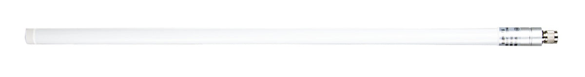 Antena de fibra de vidrio 5.8dBi 902-930MHz - N-Type a iPEX / Blanco