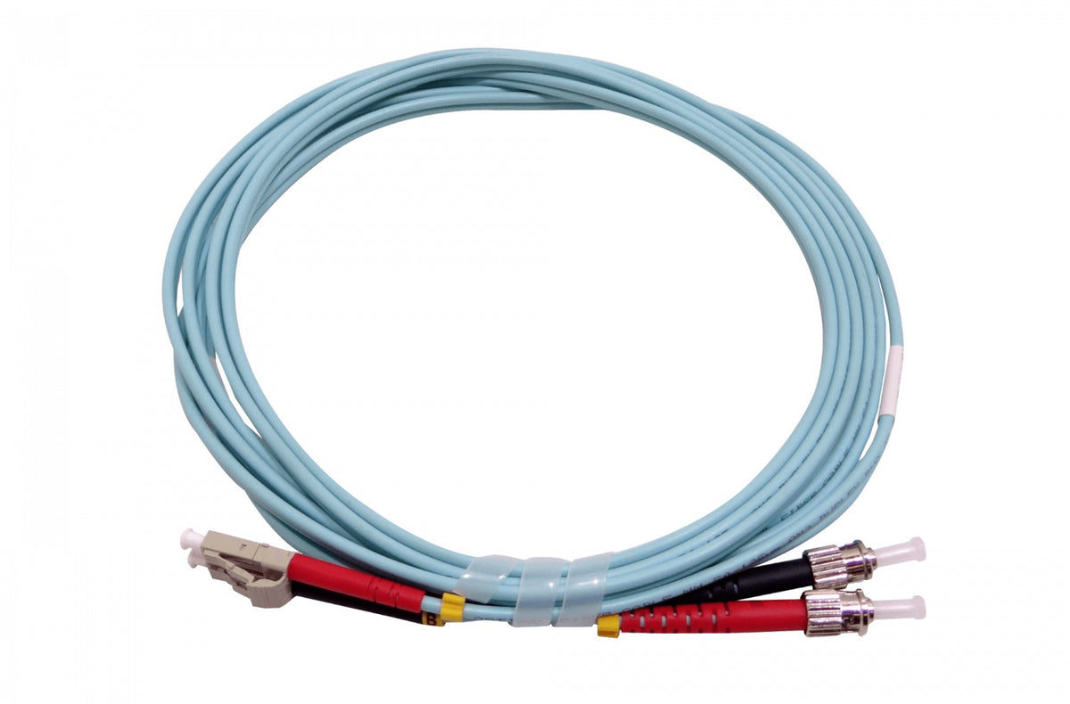 JF3LT3 Latiguillo de Fibra Dúplex Multimodo OM3 LC-ST 3m 3,0mm 50/125um LSZH