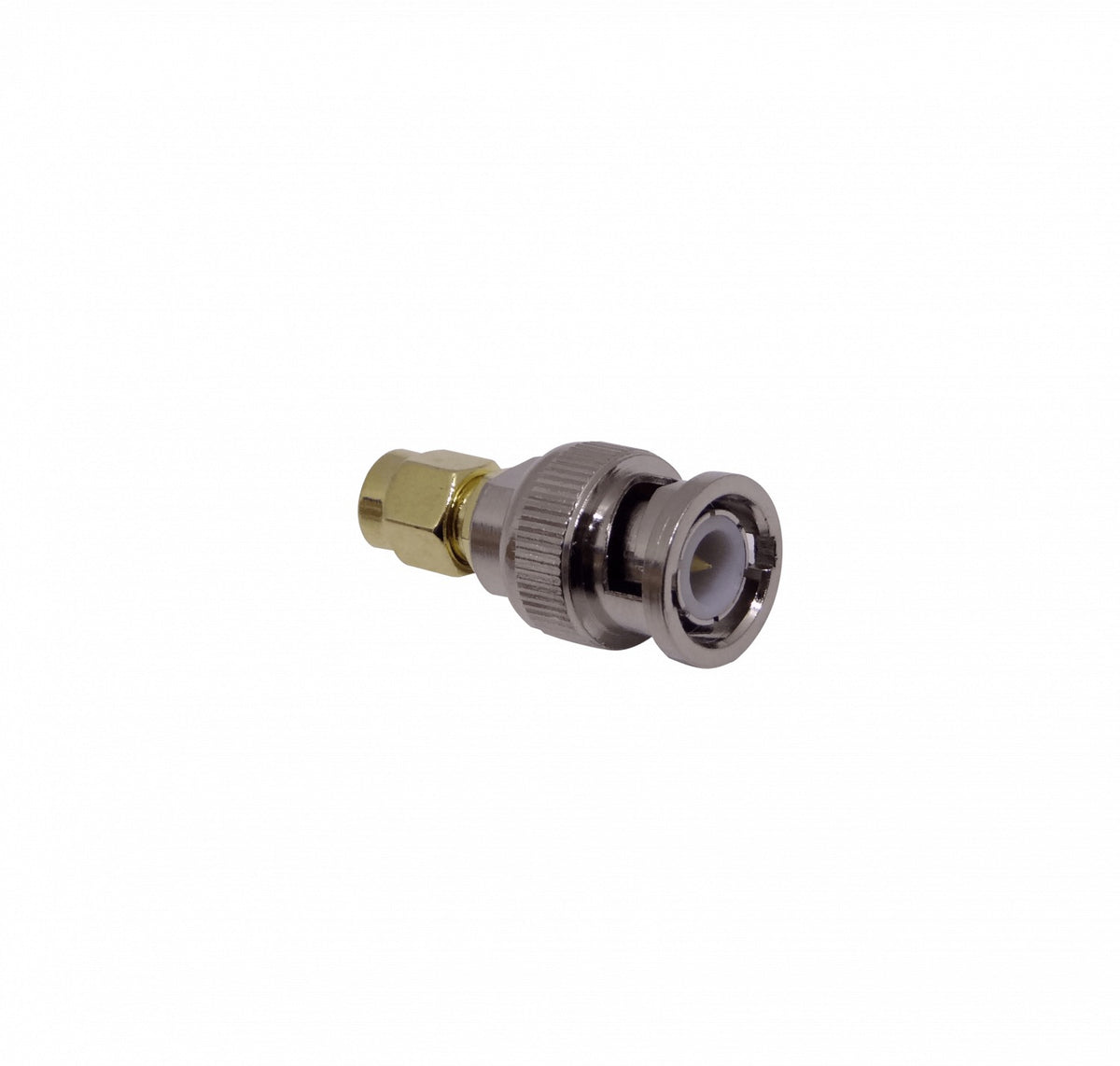 BMSM Adaptador conector BNC macho a SMA macho de 31mm de longitud total