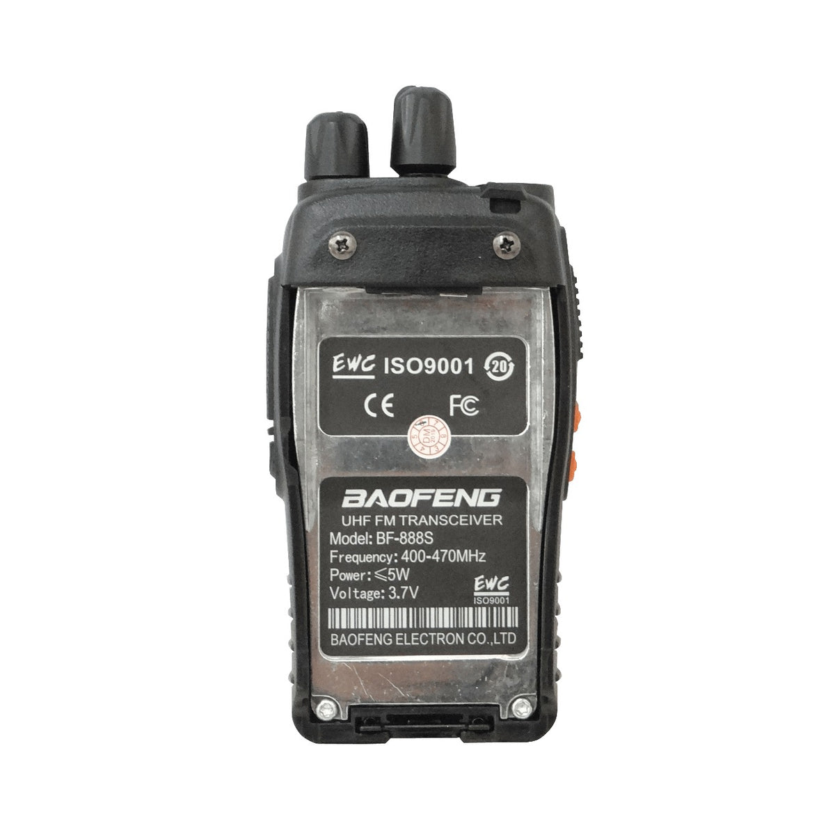 BF-888S Radiotransmisor 1un 6km 400-470MHz 16-Canales incl. cargador y batería 3,7V 1500mAh
