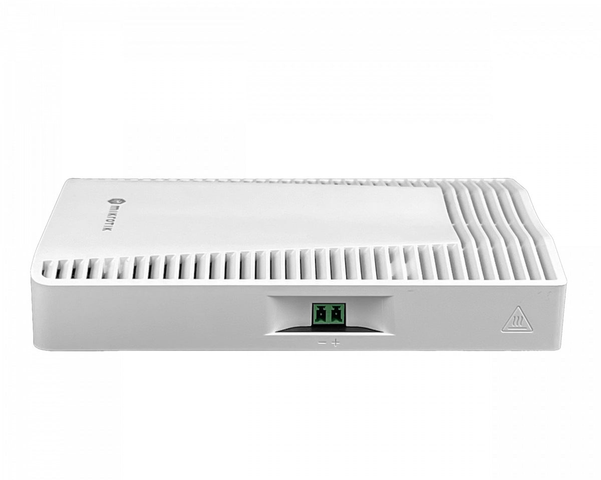 CRS304-4XG-IN MIKROTIK 4-10G 1-1000(PoE-entrada) CarrilDIN DC1 DC2 2-pin L5 incluye48v RouterOS