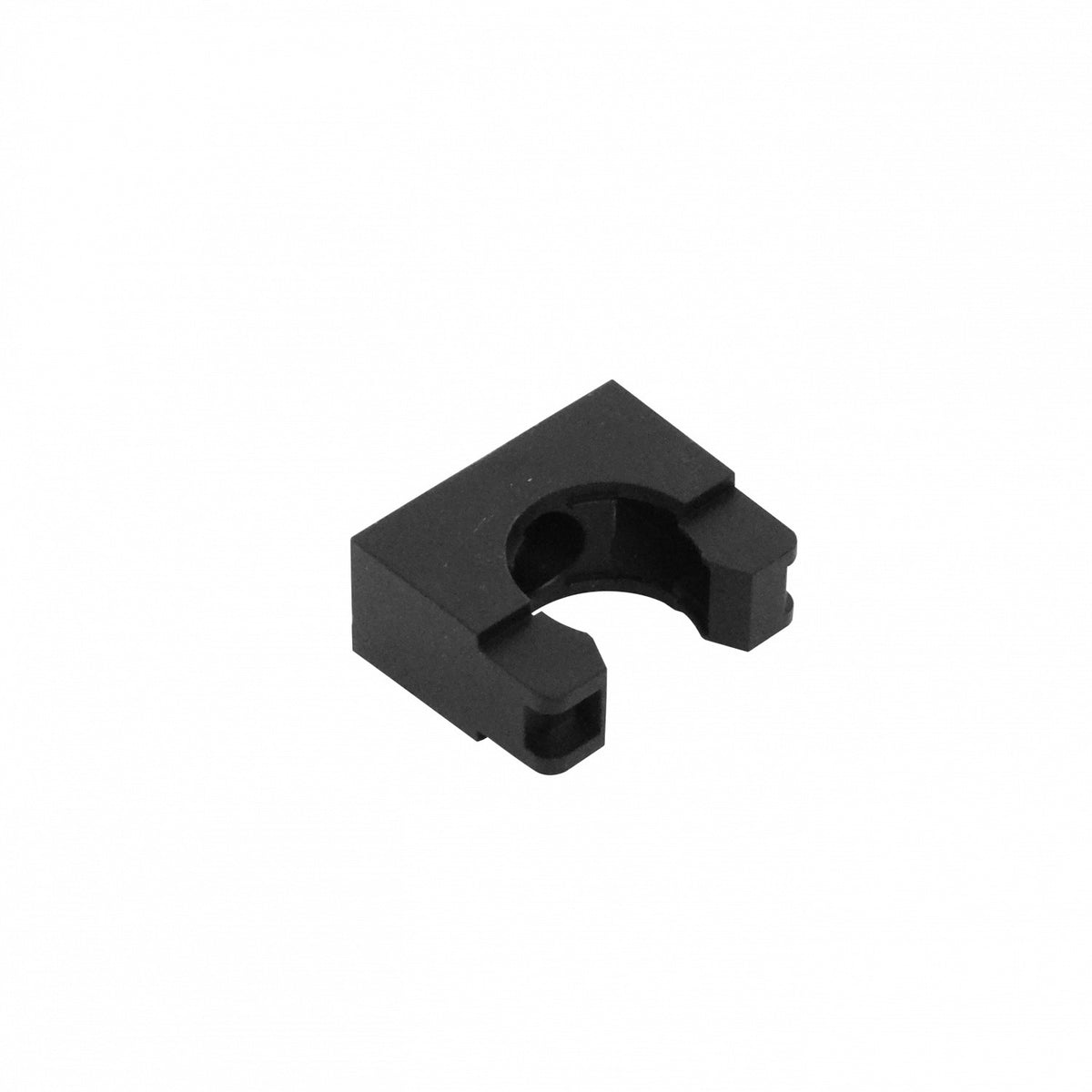 FLEP19-A Abrazadera de Fijación de 19mm para Tubería Flexible Plástica Negra PA