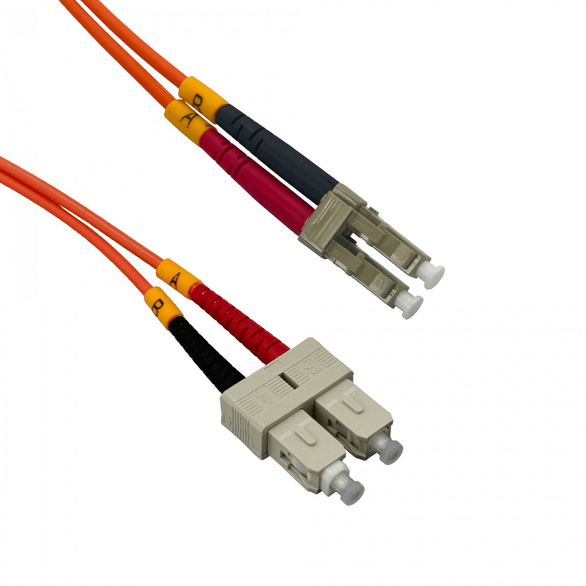 JFMLC2 2mt LC-SC OM1 Multimodo MM Duplex Latiguillo Fibra 3mm 62.5/125um