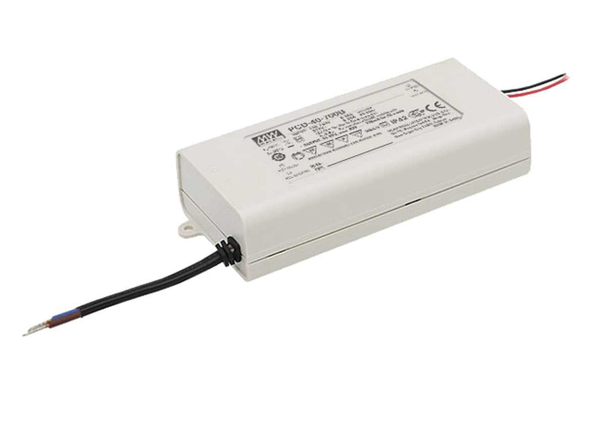 Driver LED plástico PFC 40W PCD-40 - 1050mA (comúnmente usado)