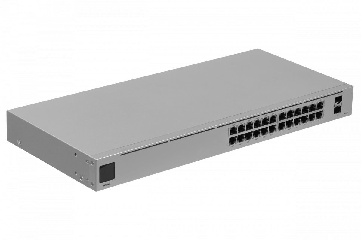 USW-24-POE-LIQ. UBIQUITI DE SEGUNDA MANO Conmutador 95W-tot 24-1000-16PoE/48af/52at 2-SFP req-UniFi