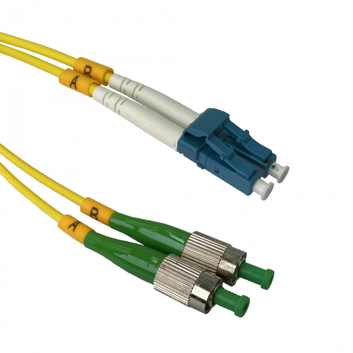 JFSHL2 2mt FC/APC-LC/UPC MonoModo SM Duplex Jumper Cable Fibra 9/125um 3mm