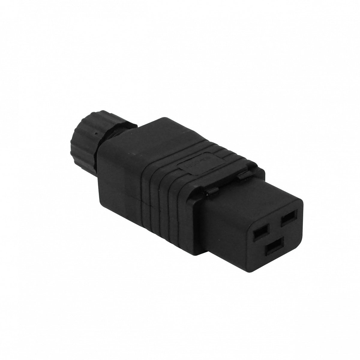 DHV Conector Hembra C19 Portátil 16A Negro para Sistemas UPS de elevada potencia