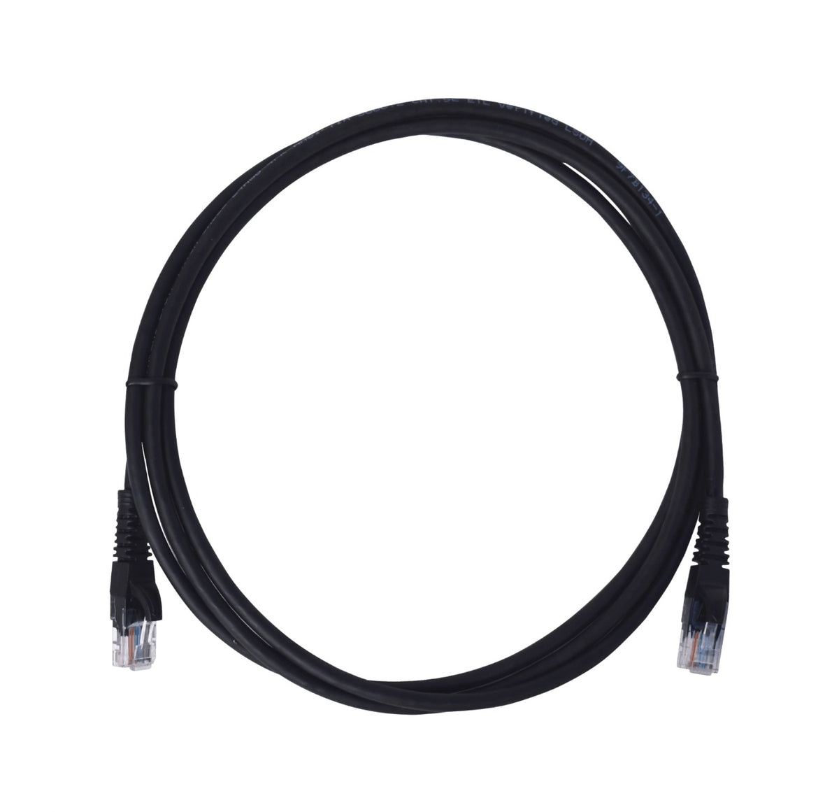 CP6N-20L LINKMADE 2 METROS CAT6 NEGRO LSZH CABLE DE PARCHE MOLDEADO MULTIHILO