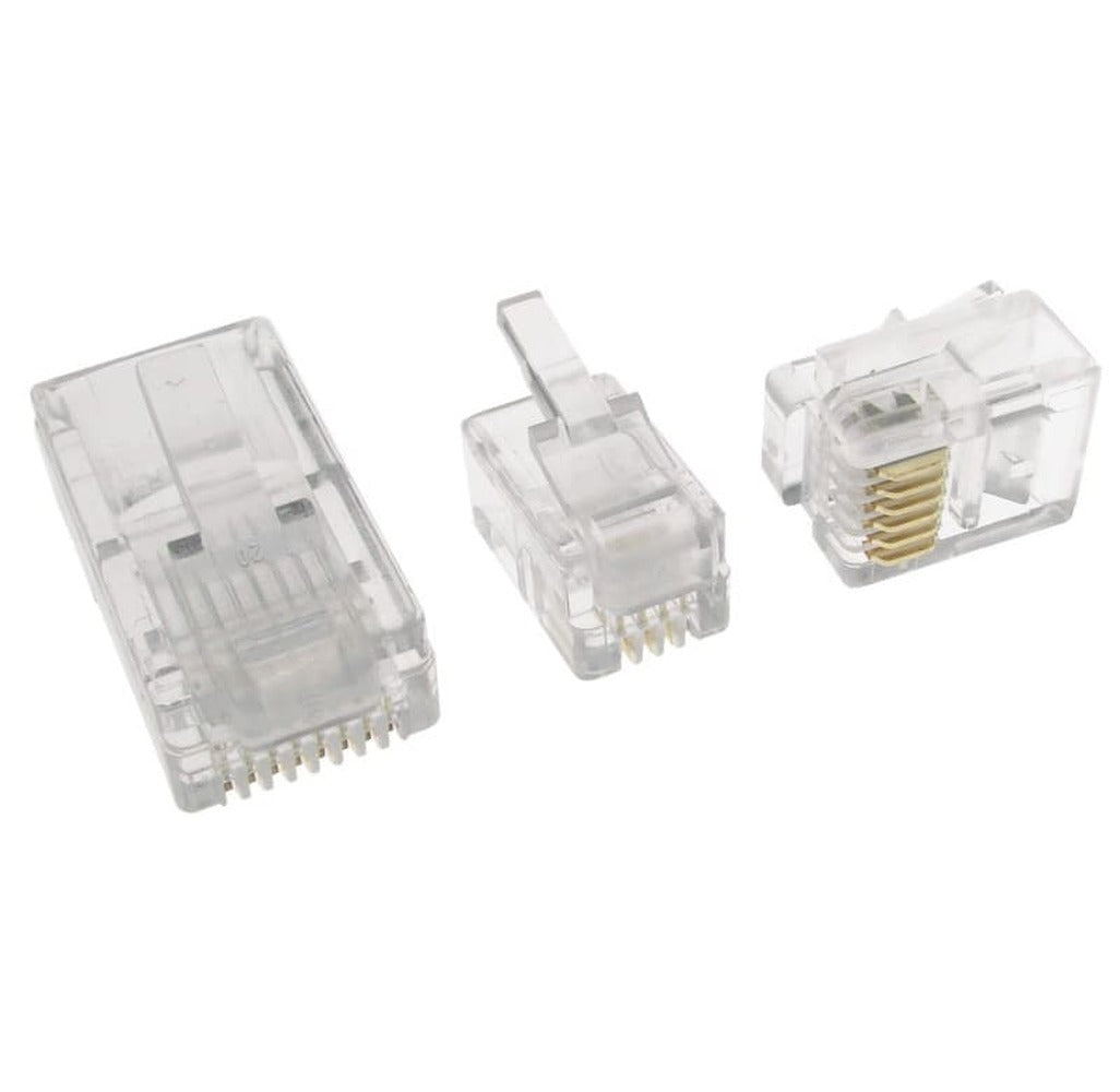 Conector modular RJ45, RJ12, RJ11, RJ9, RJ50 serie TM - RJ50 Plug (10P10C)