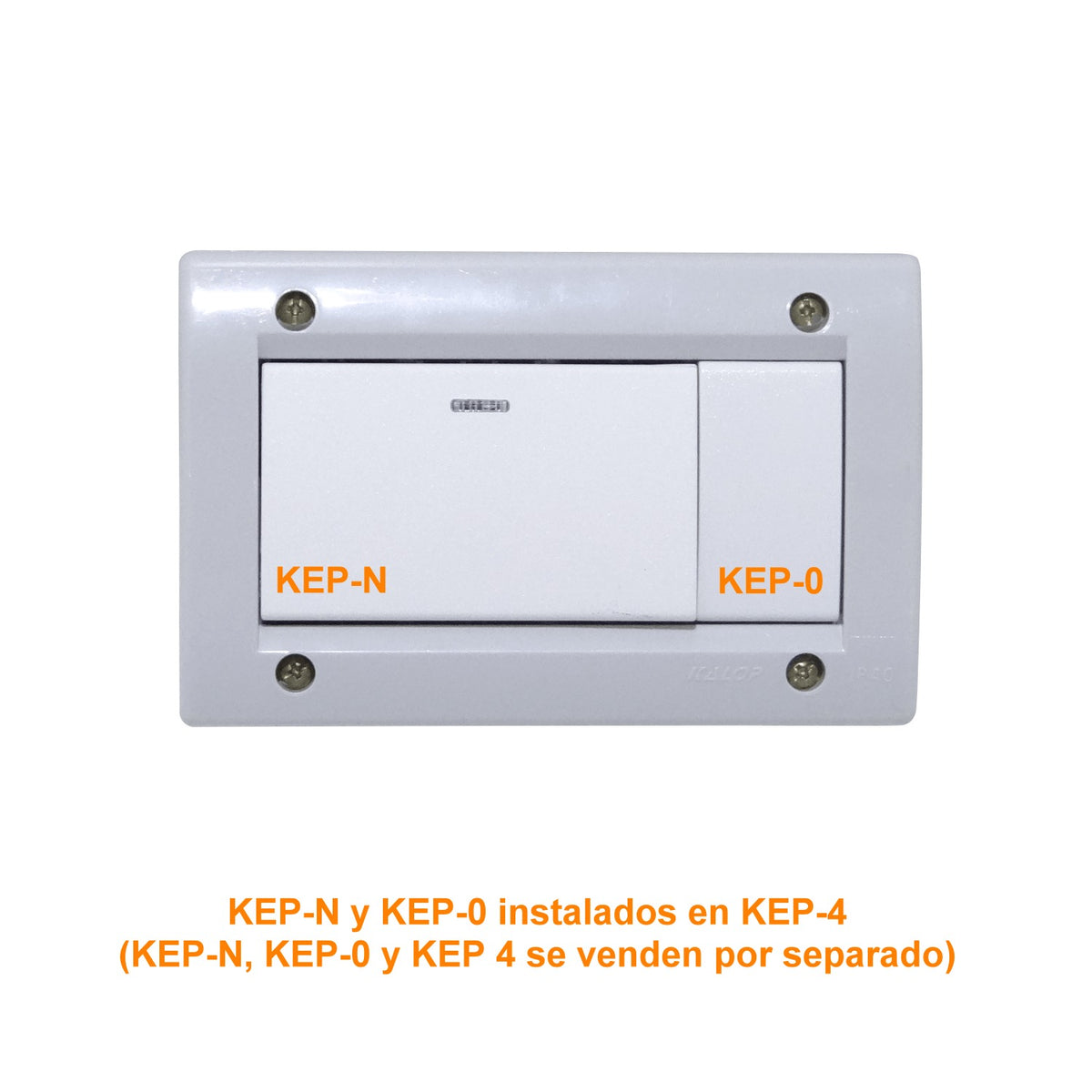 KEP-N KALOP Blanco Tecla 2 pines 9/12 Interruptor 16A 250V necesita/KEP-A KT40123