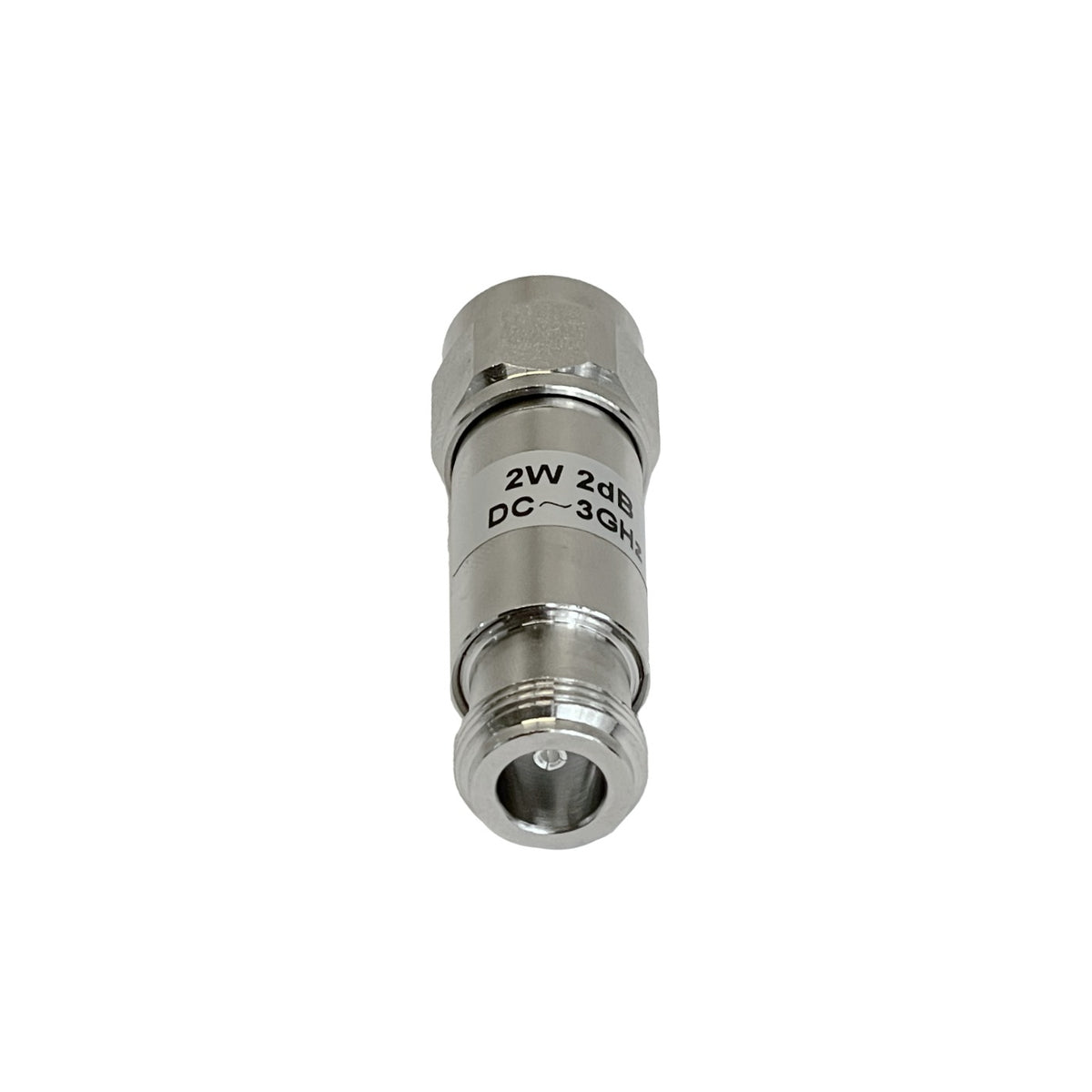 ATN-2-2 Atenuador 2dB 2W 0-3GHz N-Macho N-Hembra Acoplador