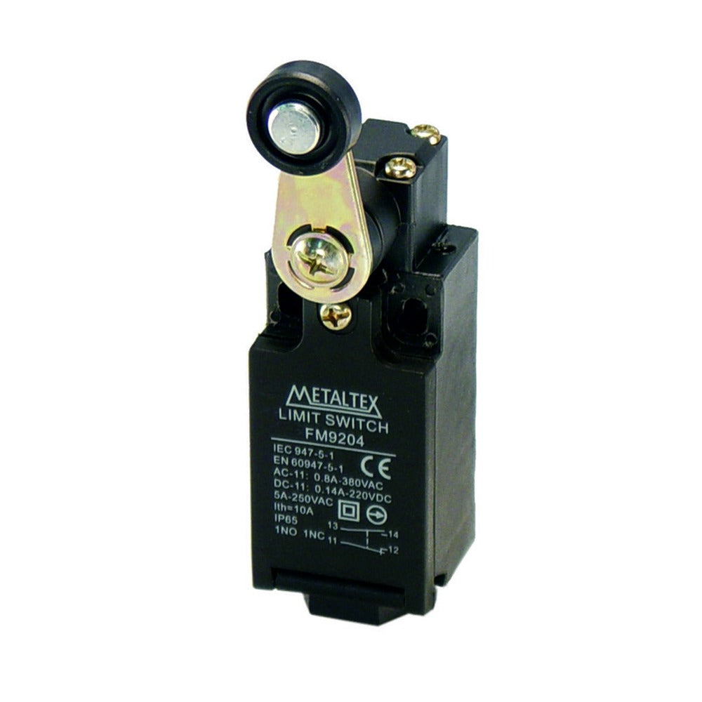Fines de carrera plástico 5A/250VCA 1NA+1NC serie FM9 - Varilla de hilo Flexible