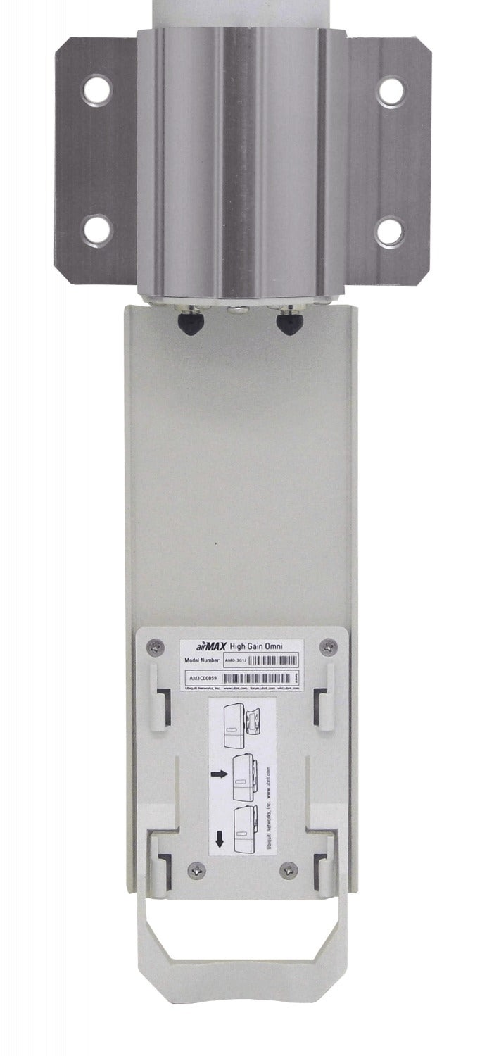 AMO-2G10. UI Antena Omnidireccional AirMax de 10 dBi, doble polaridad, 2,4 GHz, Ubiquiti