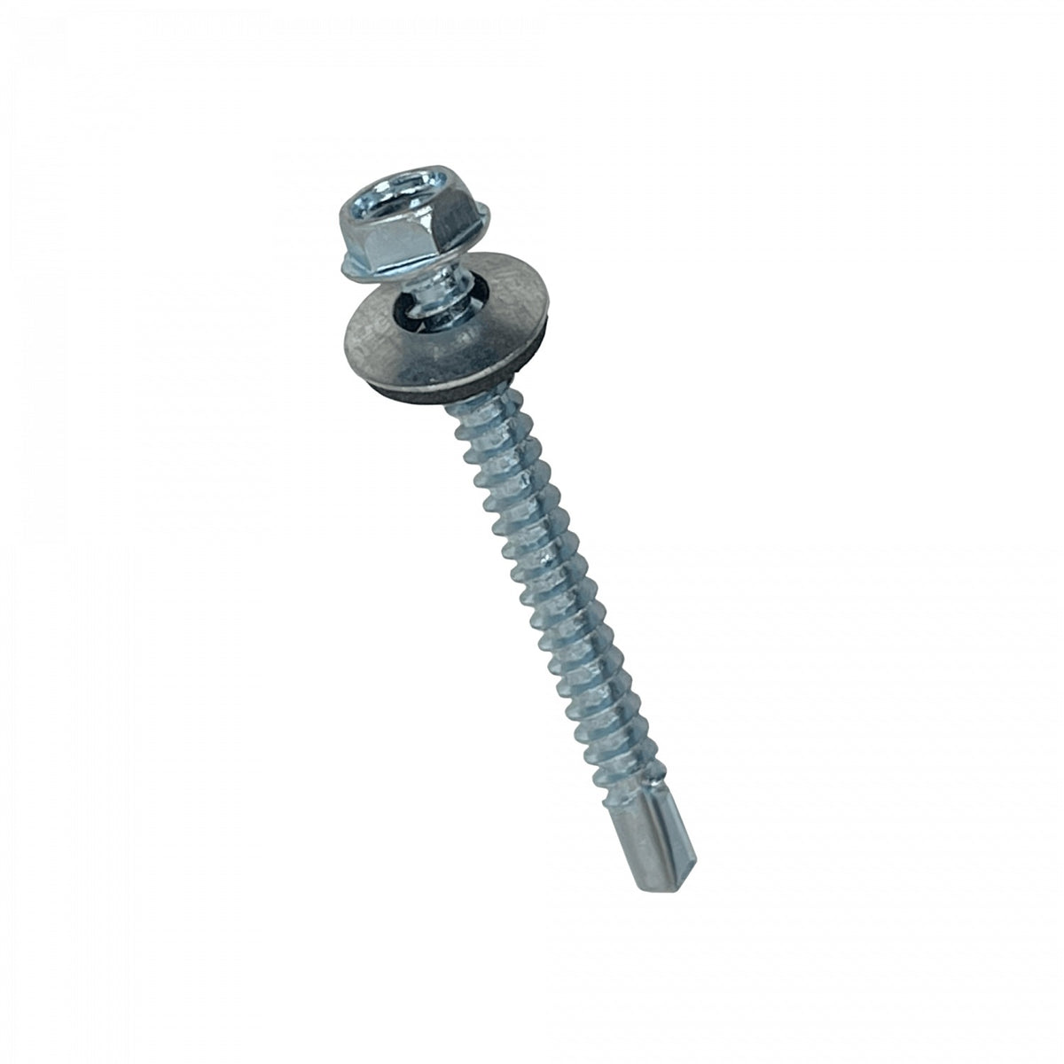 BA12-20 Cabeza-Hexagonal-8mm 100u. 12x2 Longitud-51mm Cincado Tornillo Autotaladrante Punta 2,0