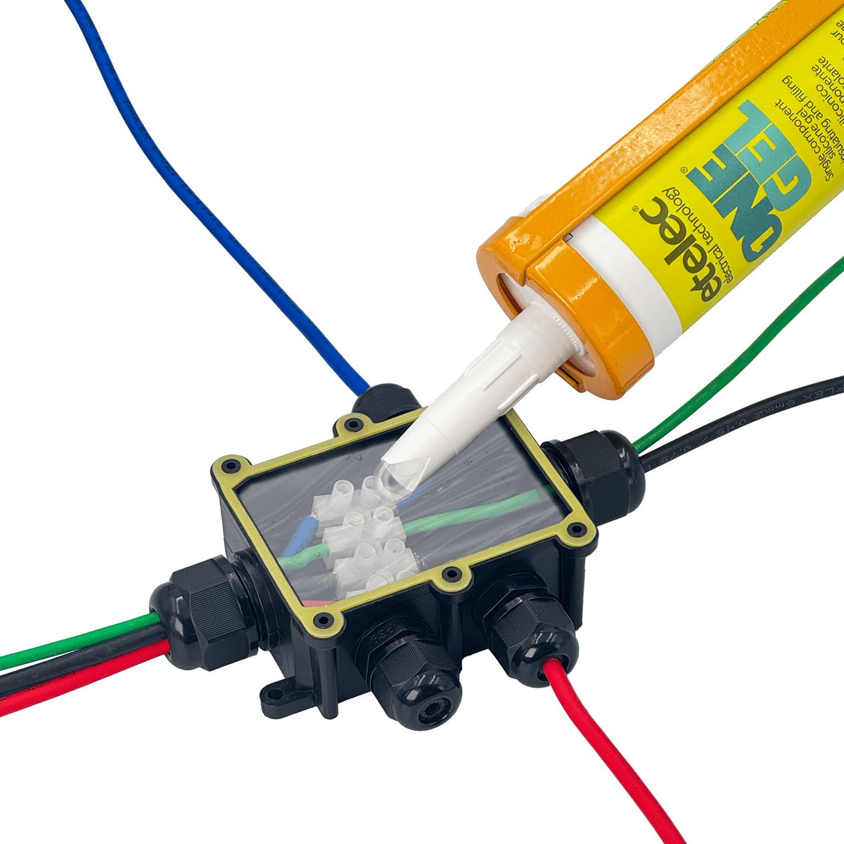 GEL-DIELECTRIC Compuesto Aislante Dieléctrico IP68 300ml No Perecedero Inodoro -60 a 200ºC