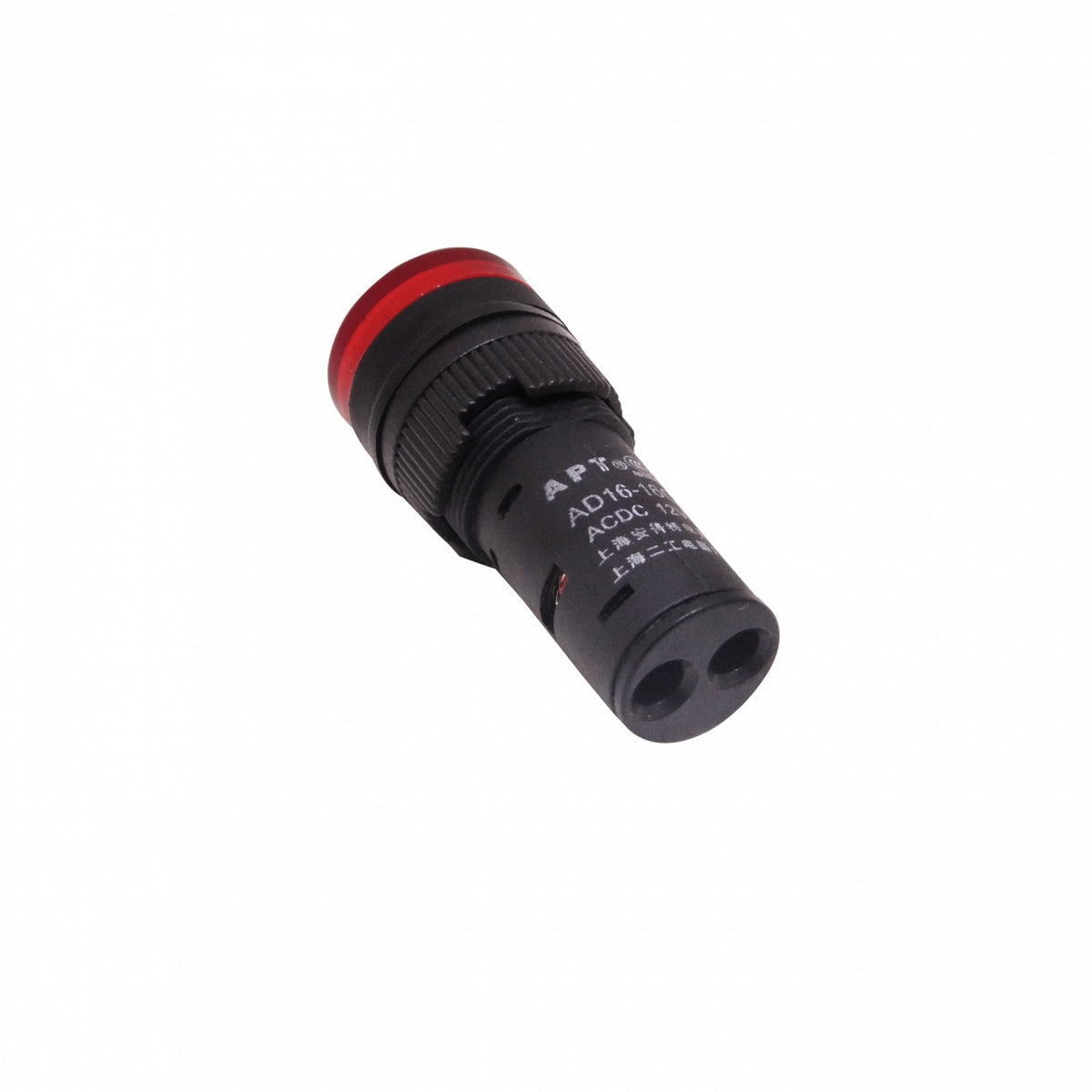 PILOTO-LED-R-12V Rojo Luz Piloto LED 12VDC/AC 15mm-diametro 19mm-cabeza 45mm-altura