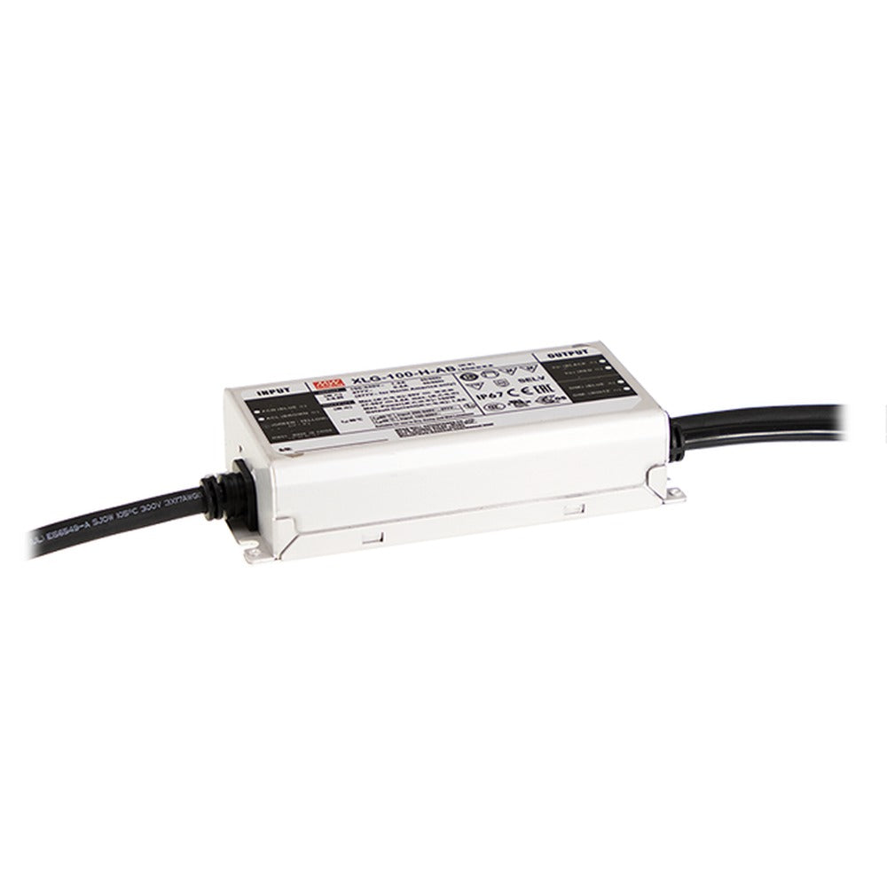 Driver LED metal de voltaje PFC 100W XLG-100 - 12V - AB - Ajuste Potenciómetro (Io) + 3 en 1