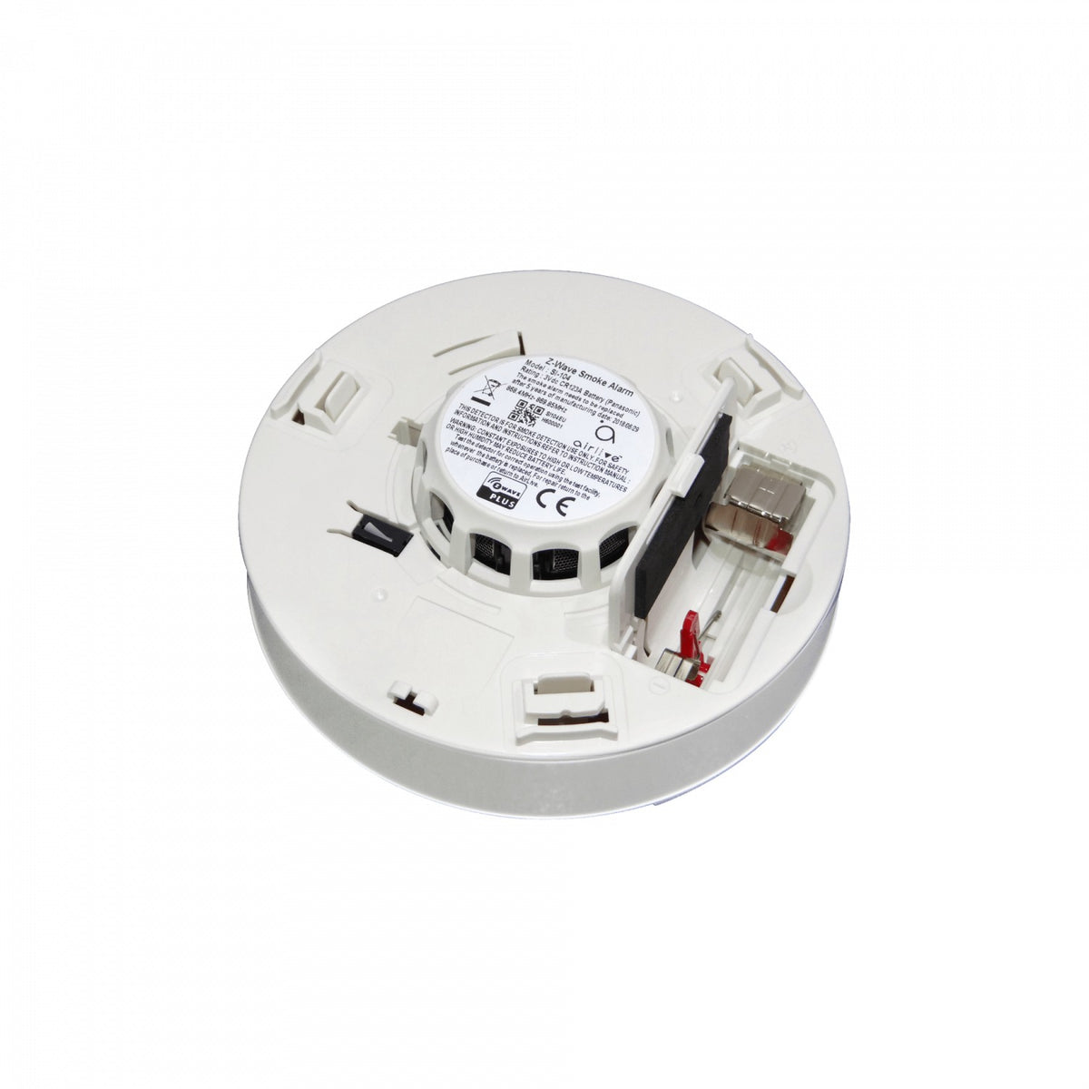 SI-104 AIRLIVE Detector de humo Z-Wave 870MHz incluye batería CR123A 1700mAh de litio para alarma
