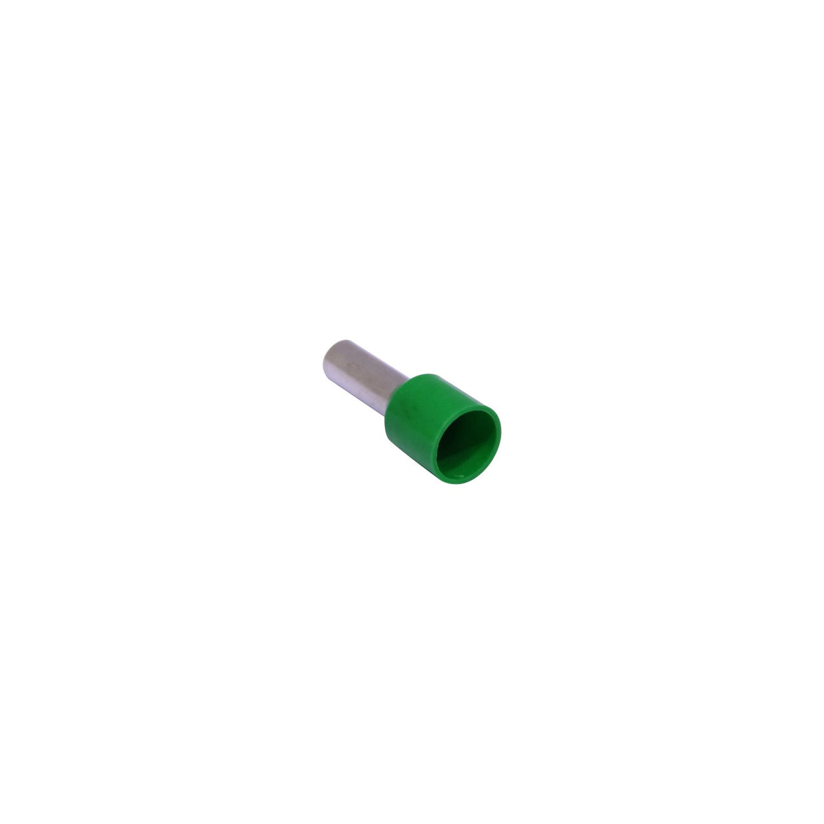 E10-12-V Verde 10,0mm2 12/21,5mm 100-piezas AWG7 Terminales Tubulares Aislados para Crimpar
