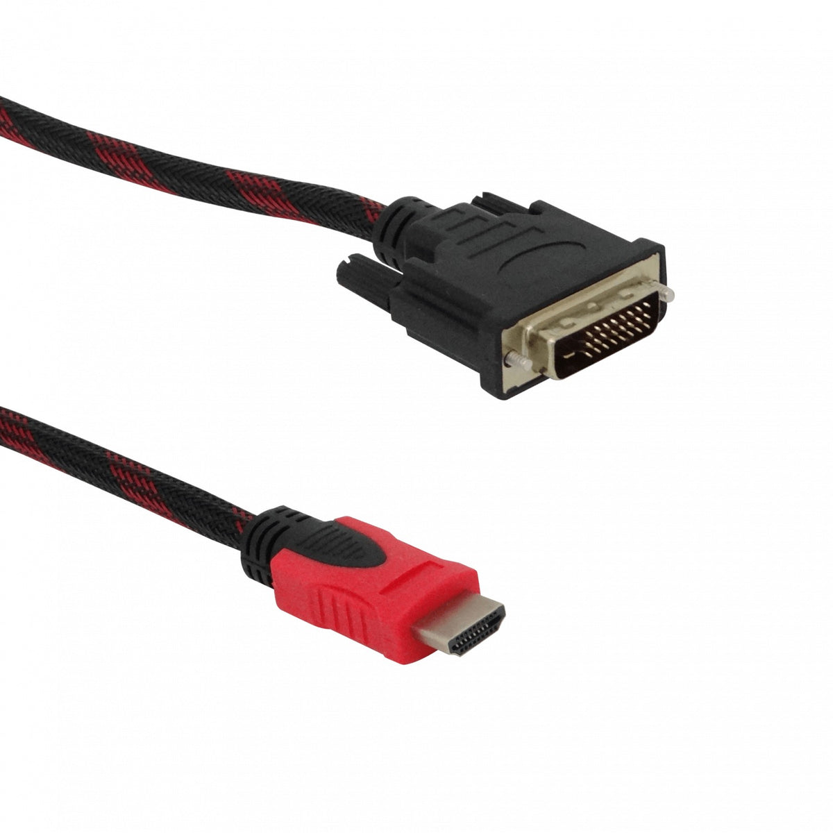 HDMI-2MMDVI Conector DVI/D/Enlace-Simple-Macho a HDMI-Macho 2,0mt Negro 200cm