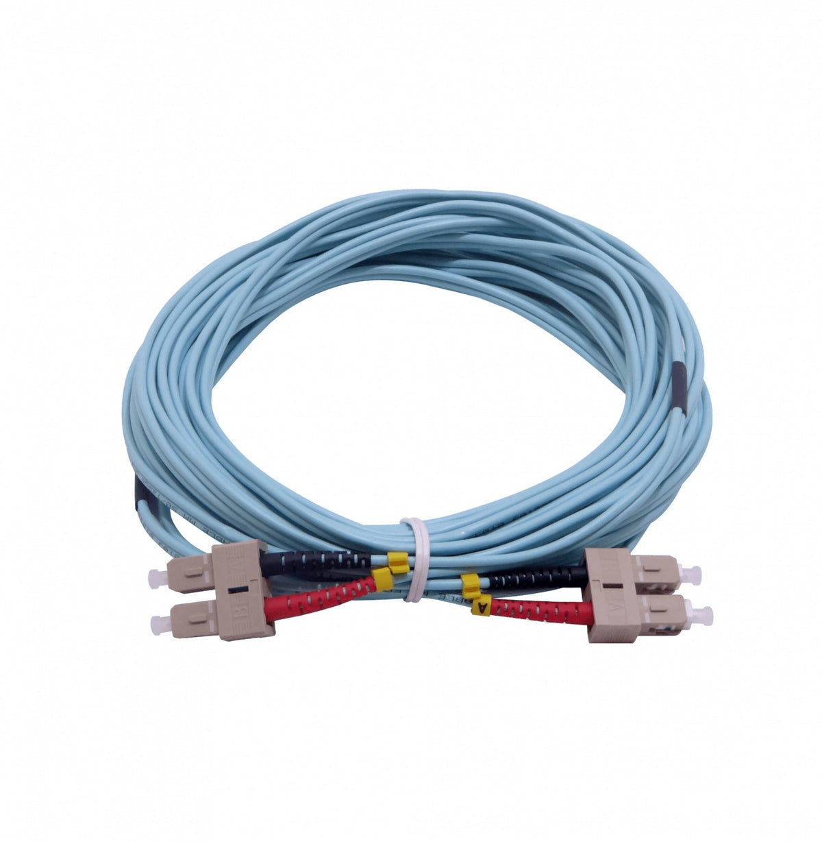 JF3CC10 10 metros SC-SC OM3 Multimodo MM Dúplex Cable de Fibra 3.0mm 50/125µm LSZH