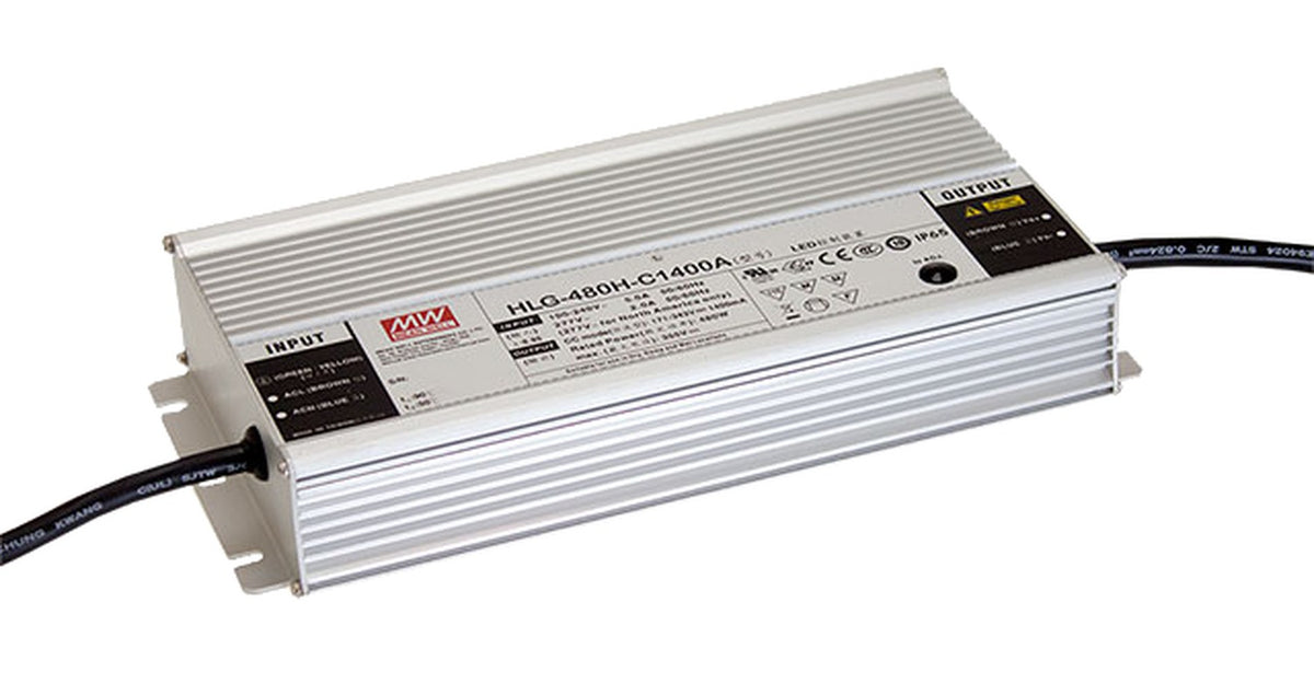 Driver LED carcasa metálica corriente 480W HLG-480H-C - 2800mA - D2 - Smart Timer / Programable
