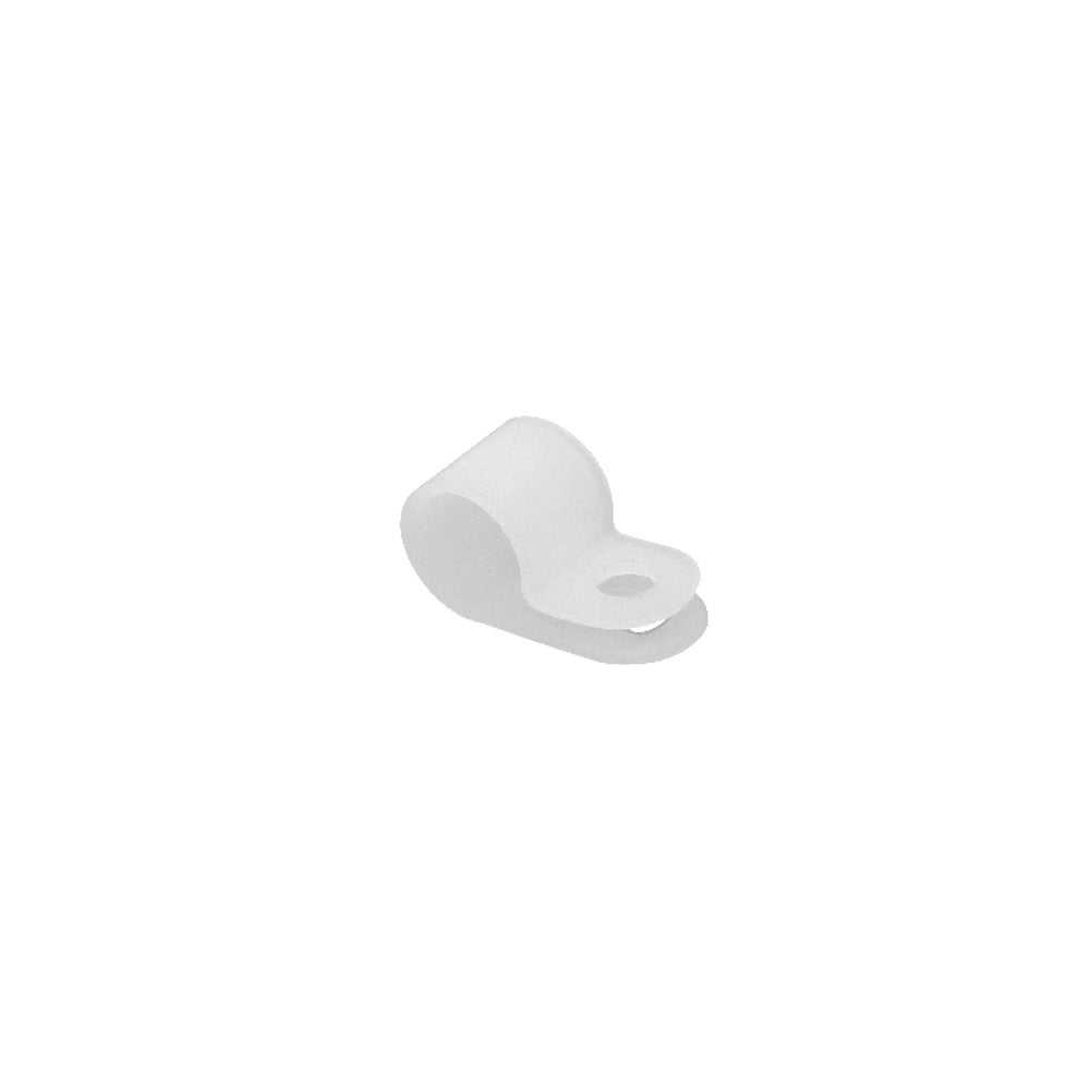 CLIP-R10 Tipo-R 100 piezas Abrazadera de sujeción 10mm para cable 12x24mm para tornillo de 4mm