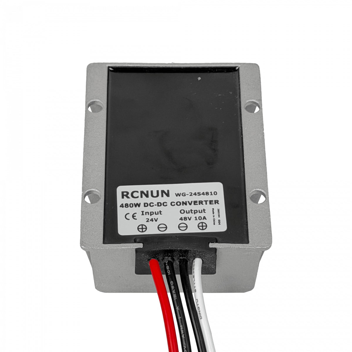 DCDC24-48V-10A Transformador 480W Entrada:20-32VDC Entrada:24VDC Salida:48VDC 10A IP68 Elevador Step Up Boost